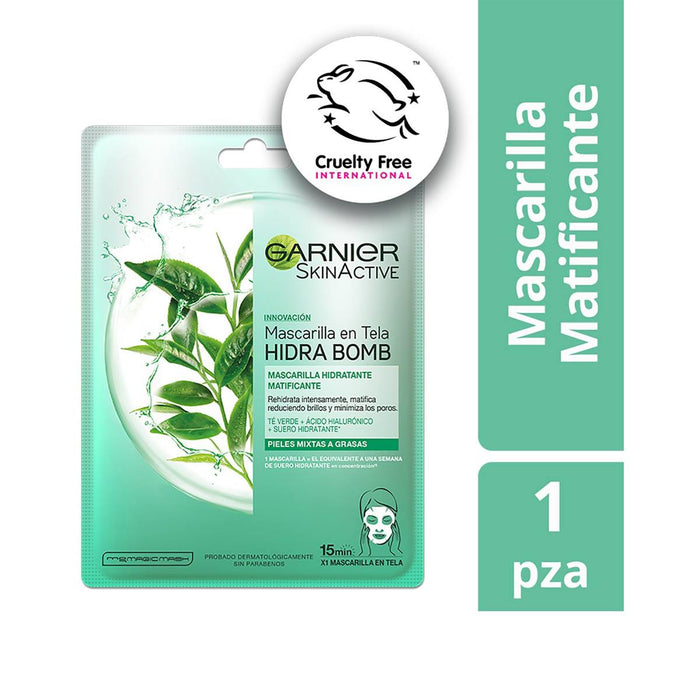 Mascarilla Facial Hidra Bomb Garnier