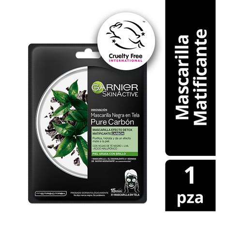 Mascarilla Facial Pure Carbon Garnier