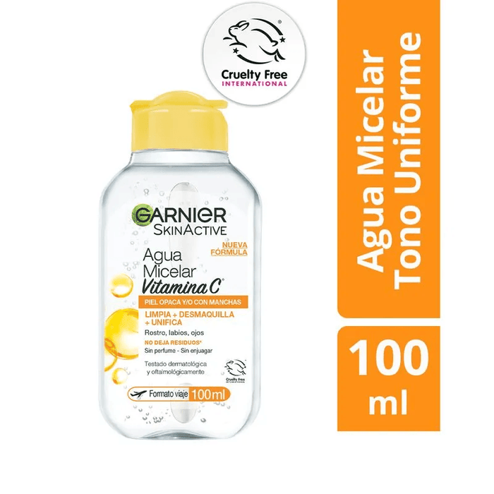 Agua Micelar Garnier Vitamina C 100ml