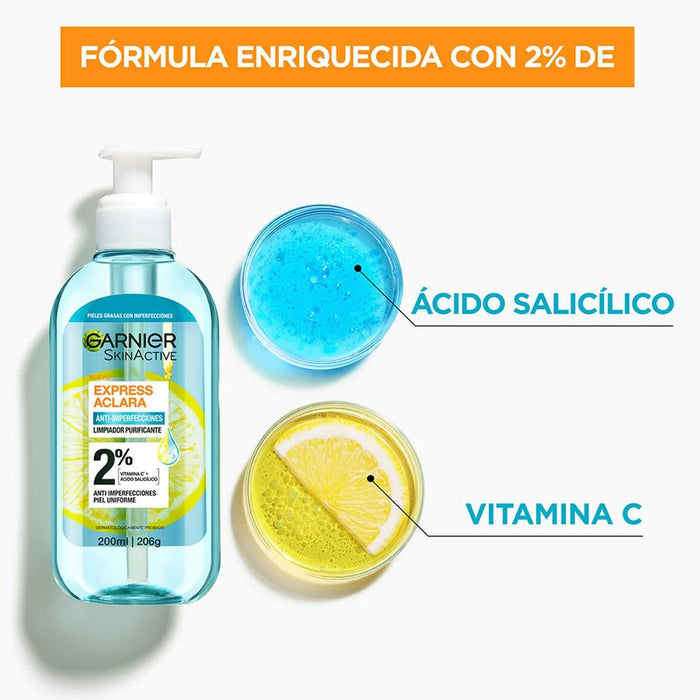 Gel Limpiador Garnier Express Aclara 2%