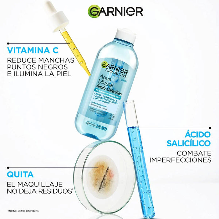 Agua Micelar Garnier Acido Salicilico