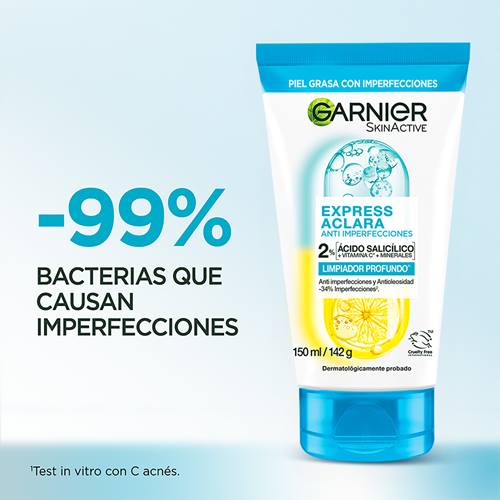 Limpiador Profundo Express Aclara Acido Hialuronico Garnier