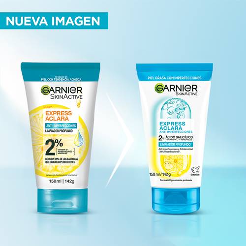 Limpiador Profundo Express Aclara Acido Hialuronico Garnier