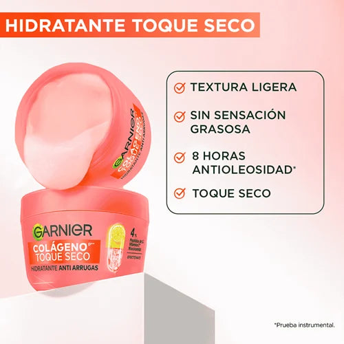 Hidratante Toque Seco Colageno Garnier