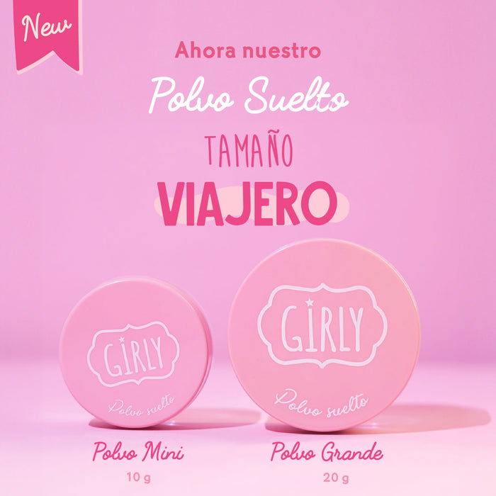Polvo Suelto Girly Rosado