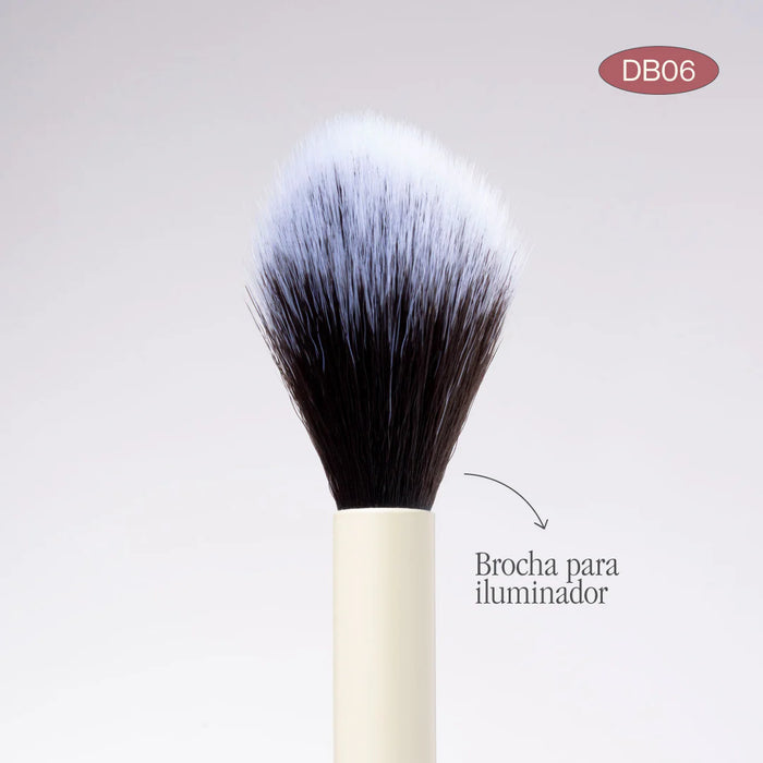 Brocha Atenea Duo Iluminador y Polvo Suelto Db06