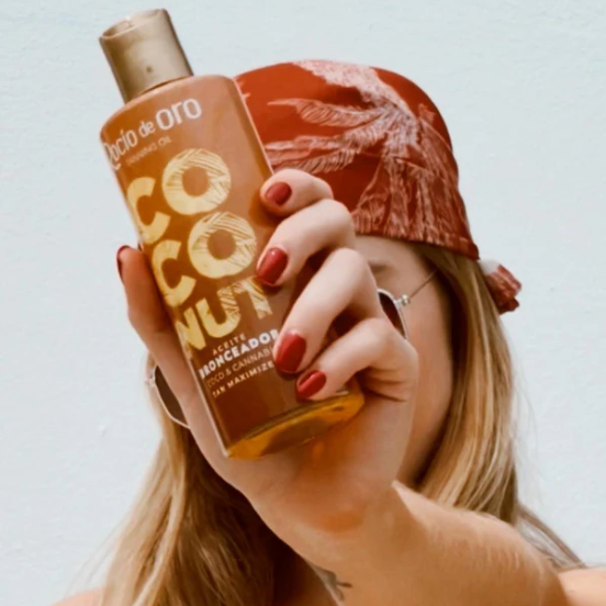 Aceite Bronceador Coco Rocio de Oro
