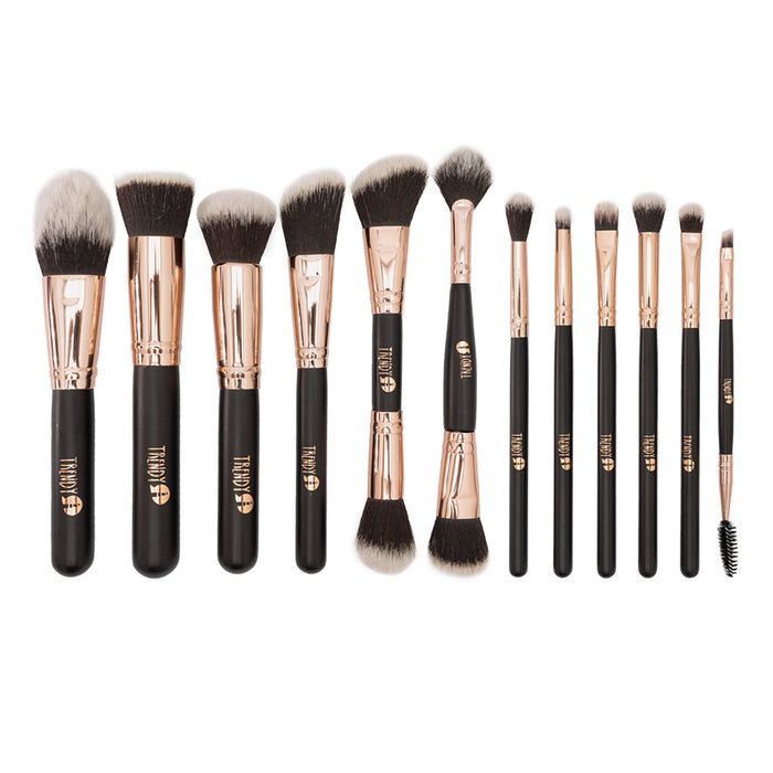 Kit de Brochas Trendy Clásico Negro