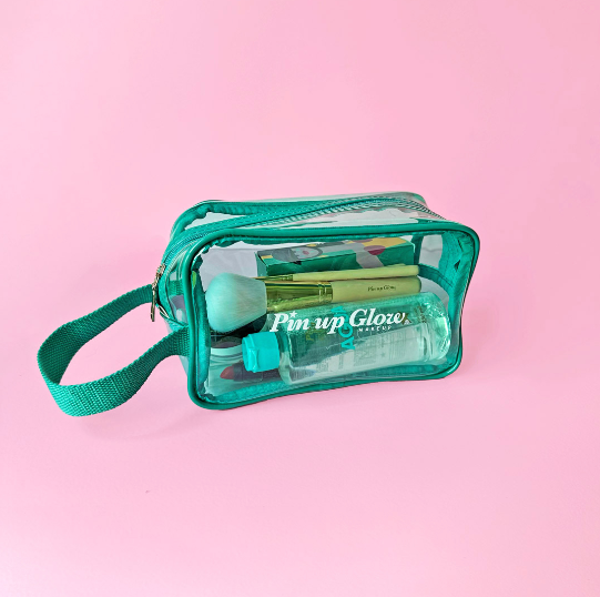 Cosmetiquera Transparente Pin Up