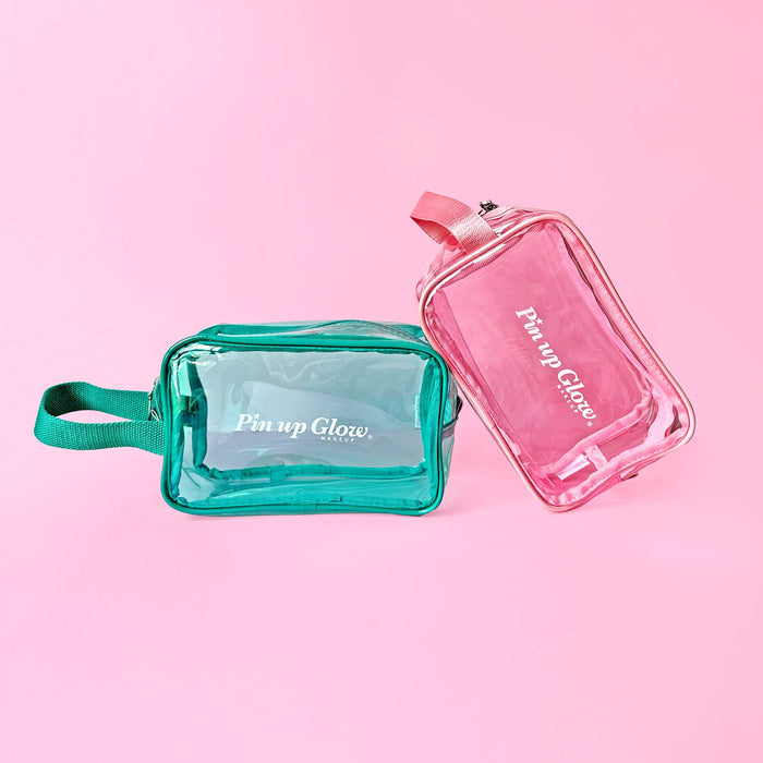 Cosmetiquera Transparente Pin Up