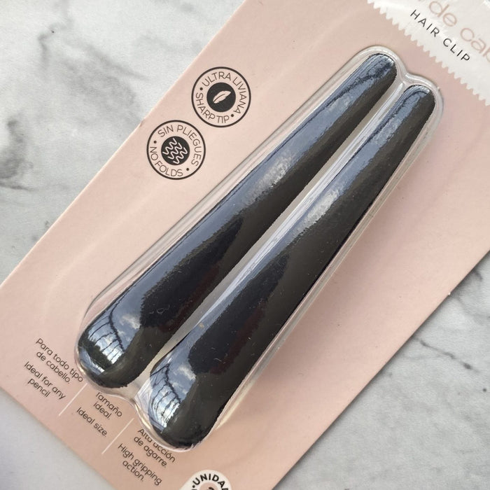 Pinza de Cabello X2 Negra Montoc