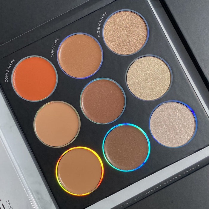 Paleta Hd Skin Atenea Corrector, Contorno E Iluminardor