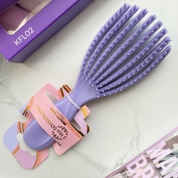 Cepillo Anti Frizz Morado Mini Miis