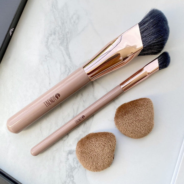 Kit de Brochas Piel Trendy Luxe