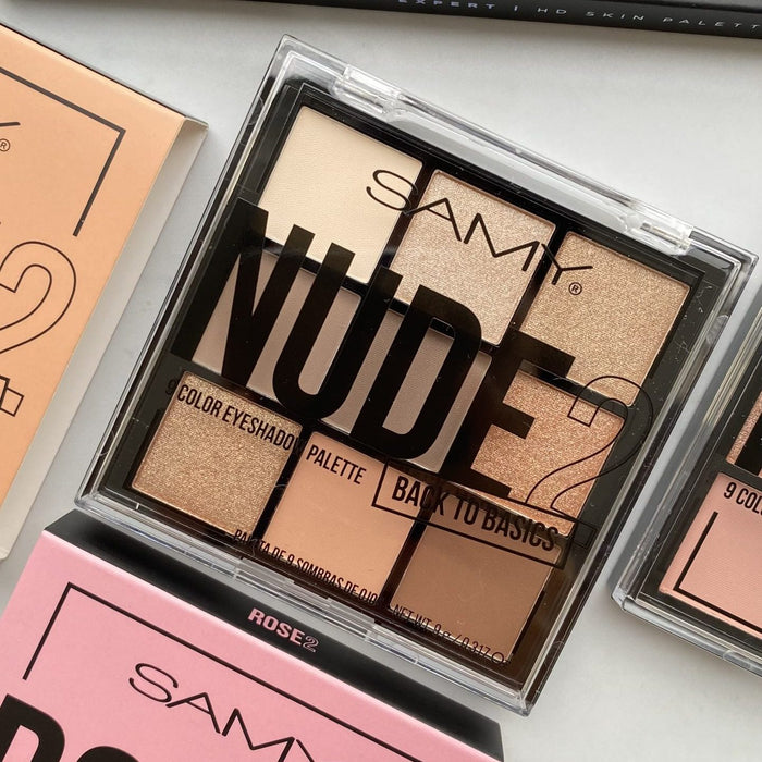 Paleta de Sombras Samy X9 Back To Basics Nude 2