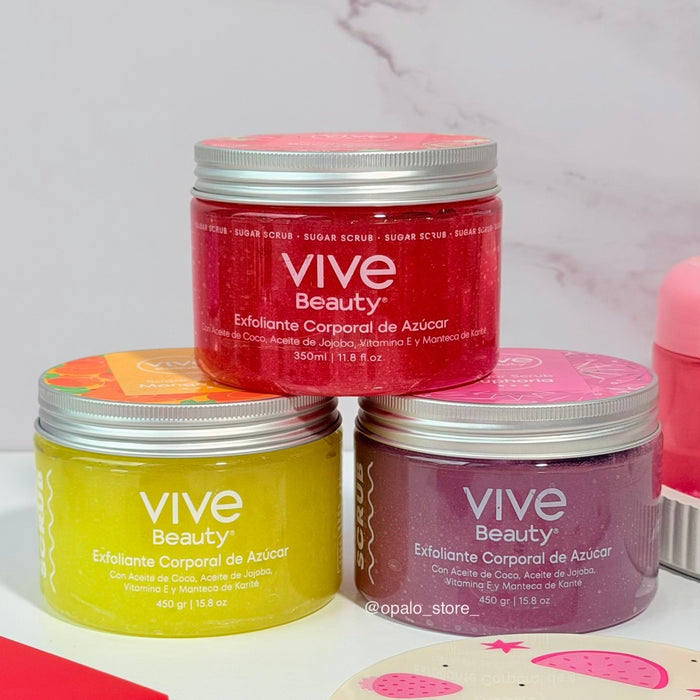 EXFOLIANTE CORPORAL DE AZÚCAR VIVE BEAUTY 350ML