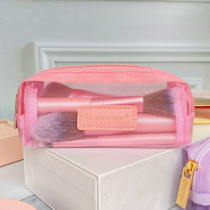 Kit de Brochas Montoc Viajero Mini Luna Pink X10 Und