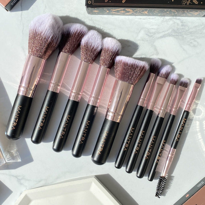 Kit de Brochas Mantra Mini X10 Und