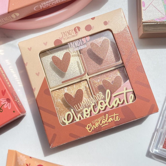 Paleta Iluminador Chocolate Trendy