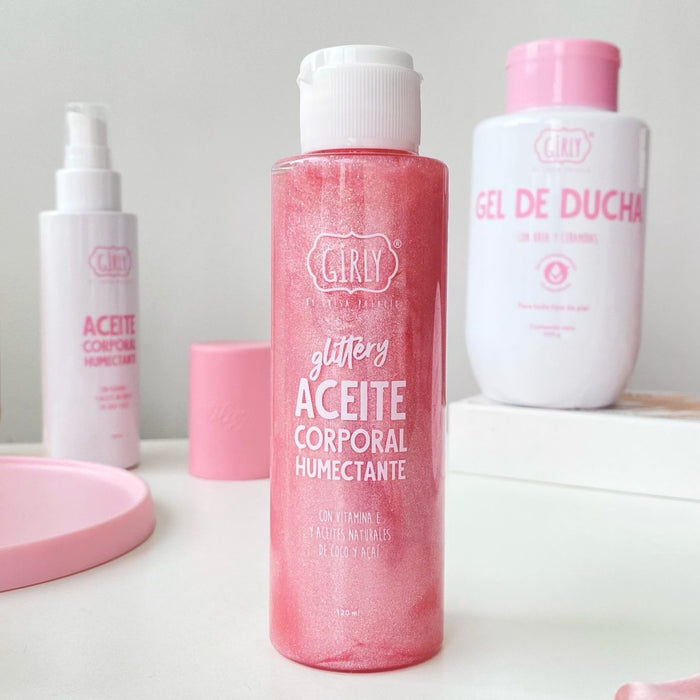 Aceite Corporal Humectante Glittery Girly