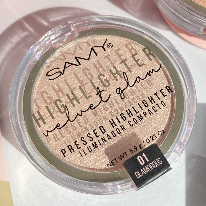 Iluminador Compacto Velvet Glam Samy
