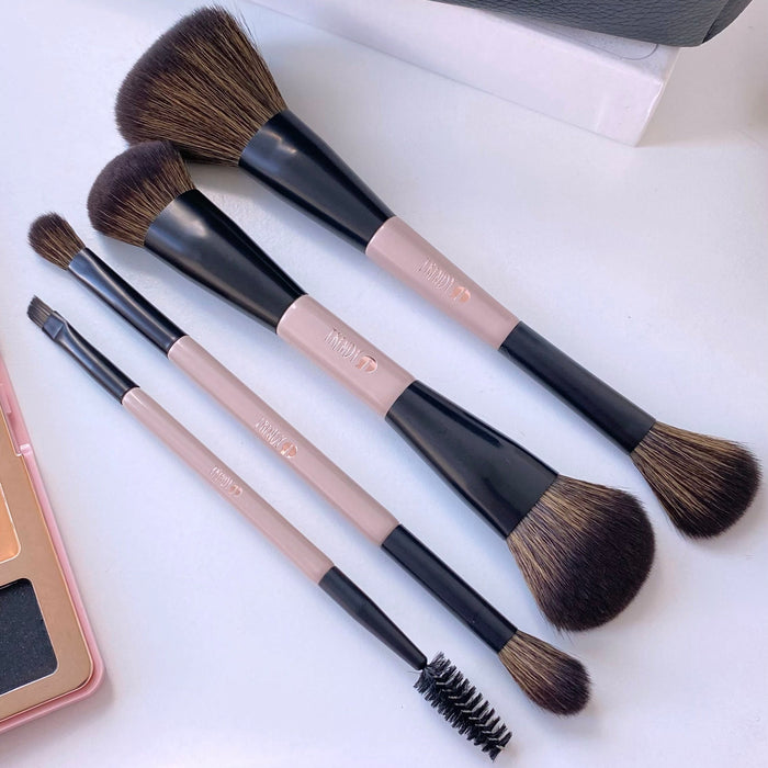 KIT BROCHAS X4 BROWN TRENDY