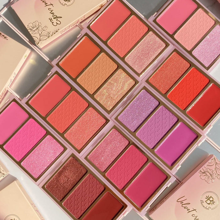 Paleta Bloomshell Rubores Velvet Crush