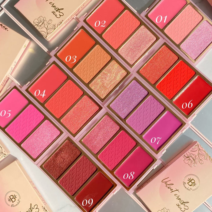 Paleta Bloomshell Rubores Velvet Crush