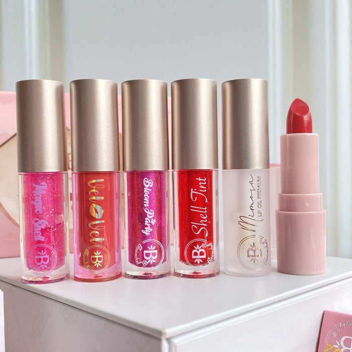Kit Lip Gloss Mini Infaltables Bloomshell