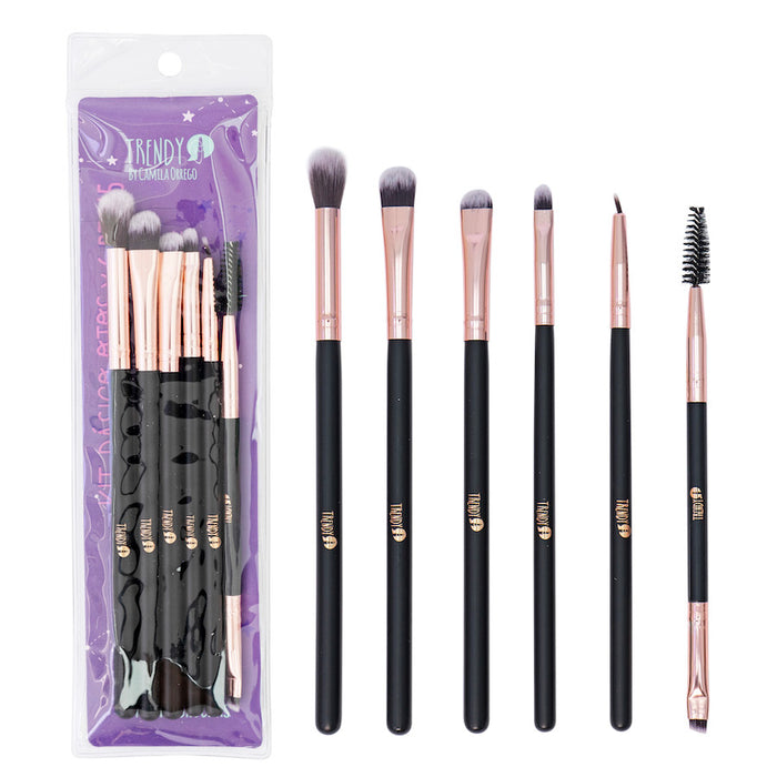 Kit de Brochas Trendy Ojos X6