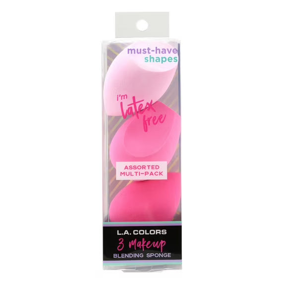 Kit Beauty Blender Pink X3 L.a Colors