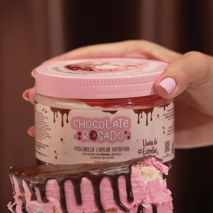 Mascarilla Capilar Nutritiva Chocolate Rosado Lluvia de Estrellas
