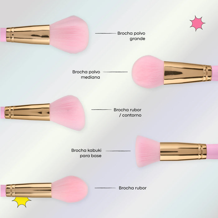 Kit de Brochas Lula X30 Und Candy Kl10