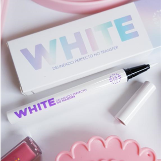 Delineador en Plumón White Miis