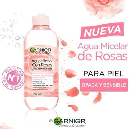 Agua Micelar Rosas Garnier