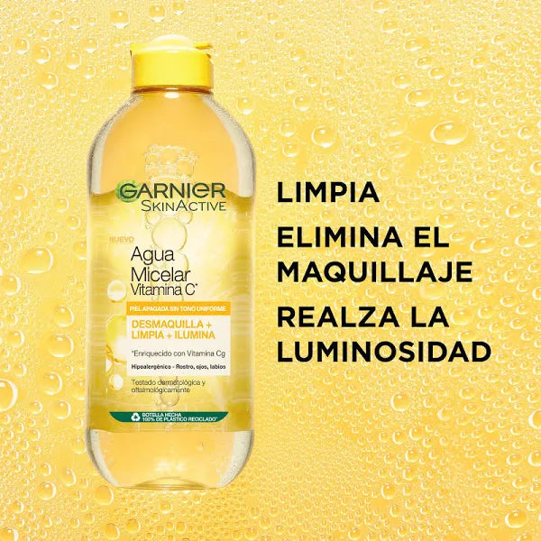 Agua Micelar Garnier Vitamina C 400ml